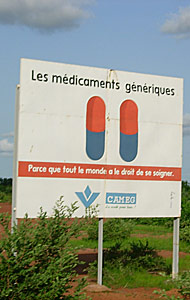campagne de promotion pour les médicaments génériques à la sortie de bobo-Dioulasso