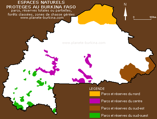 Parcs et réserves du Burkina Faso