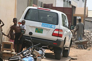 Unicef 4X4 scandale