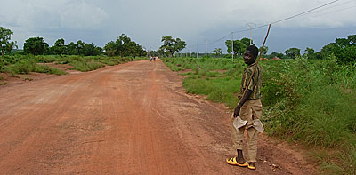 la piste entre Réo et Koudougou