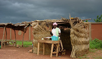 les nuages s'amoncellent en août à Koudougou